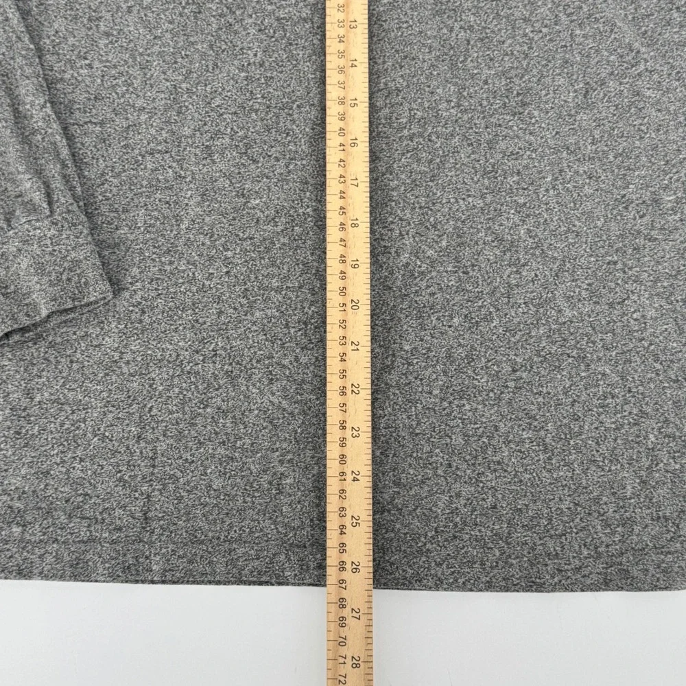 Polo Ralph Lauren Mens‎ Grey Heather Long Sleeve Pocket T-Shirt Size L Pony Logo